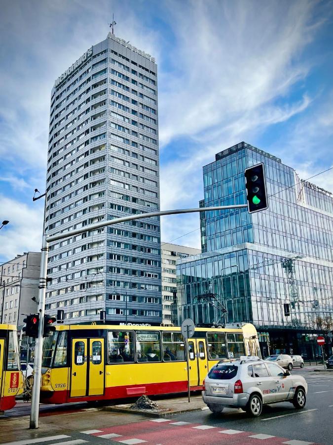 Super Apartament Blue Scisle Centrum Dwie Linie Metra Netflix Wifi 300 Mbs Panorama Miasta Warsaw Ngoại thất bức ảnh