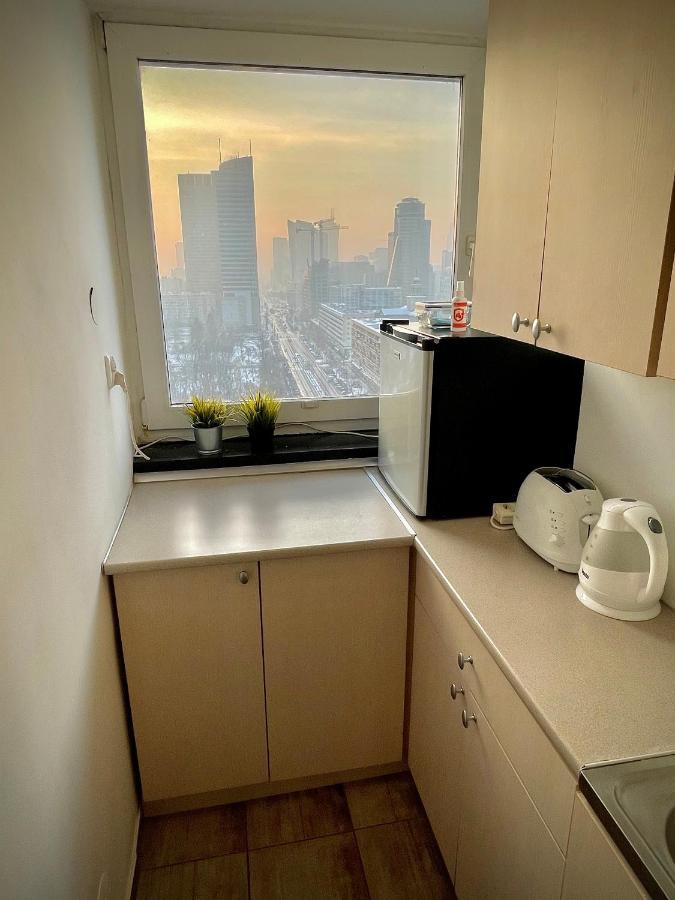 Super Apartament Blue Scisle Centrum Dwie Linie Metra Netflix Wifi 300 Mbs Panorama Miasta Warsaw Ngoại thất bức ảnh