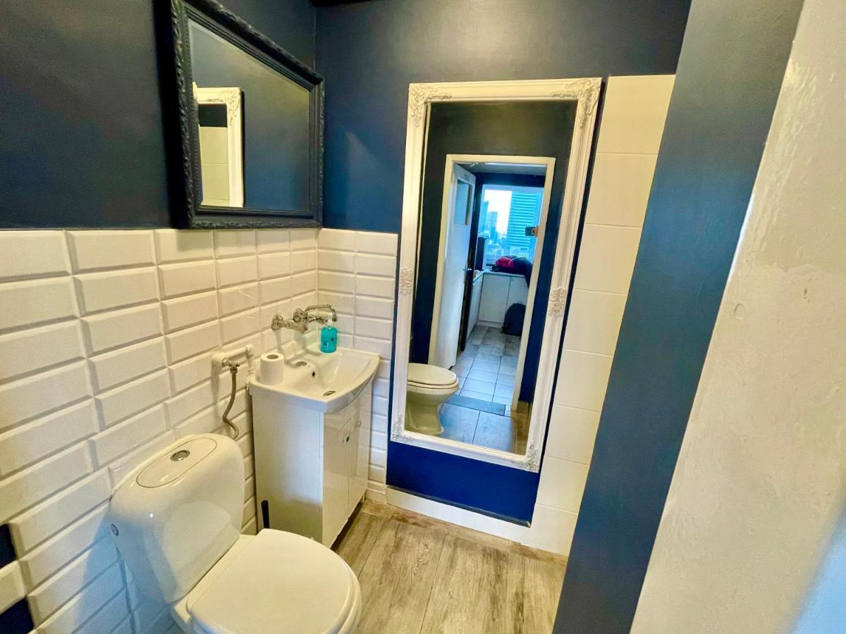 Super Apartament Blue Scisle Centrum Dwie Linie Metra Netflix Wifi 300 Mbs Panorama Miasta Warsaw Ngoại thất bức ảnh